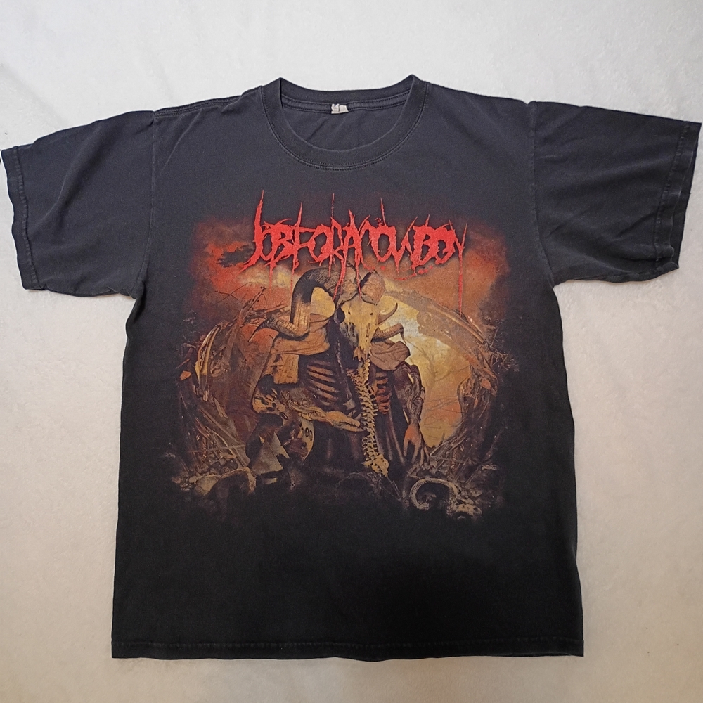 Vintage Job For A Cowboy Black T-Shirt Cotton M